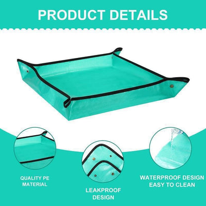 Garden Mat: Planting Mat 50cm-100cm Foldable Waterproof Potting Pad