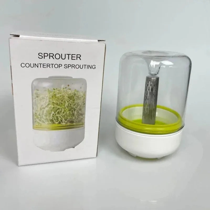 Reusable Countertop Sprouter Kit for Kitchen Seed Germination Tray Hydroponic Supplies Bean Sprouts Growing Container