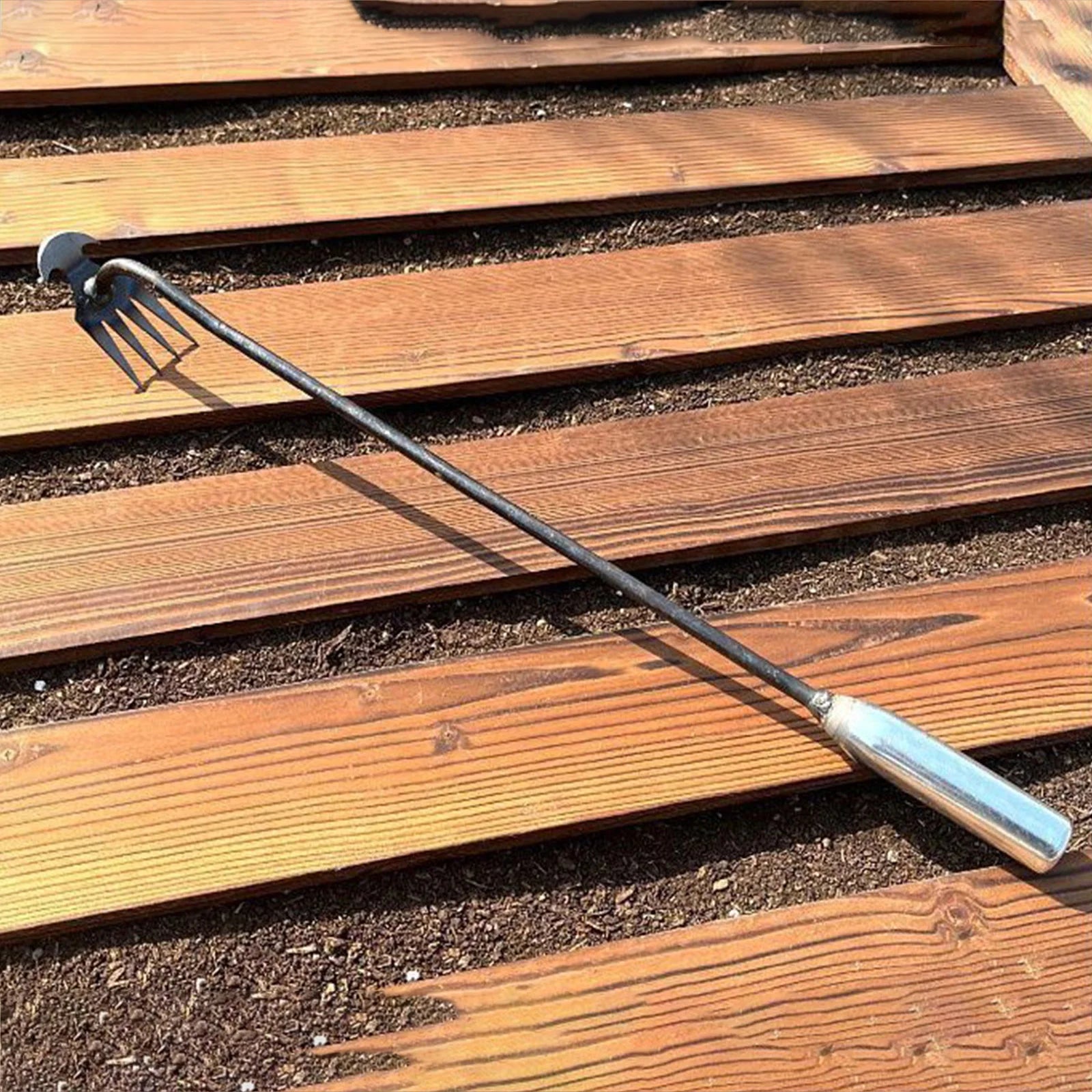 Weed Puller: Hand Weeder Tool - Long Handle Weed Digger for Gardening