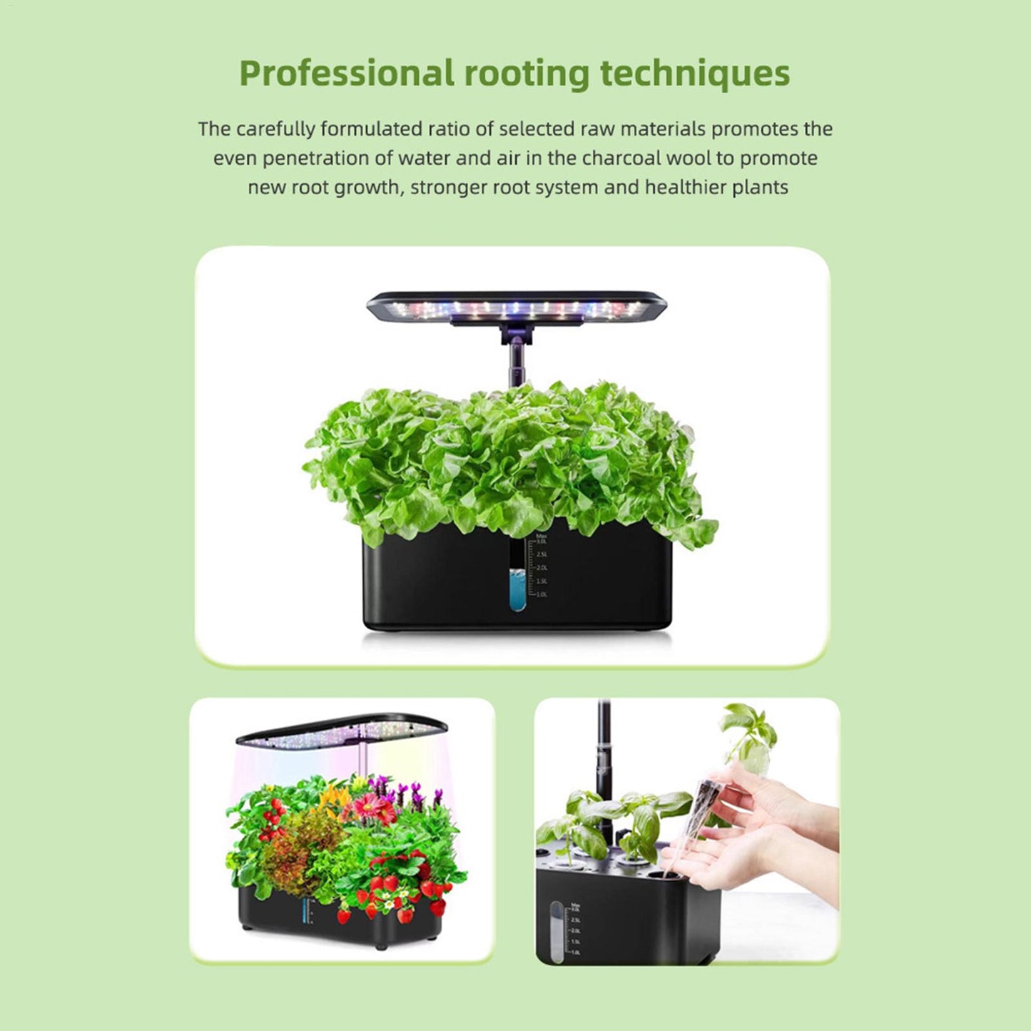 Plant Fertilizer: Hydroponic Nutrients Liquid Plant Food for Indoor Gardens