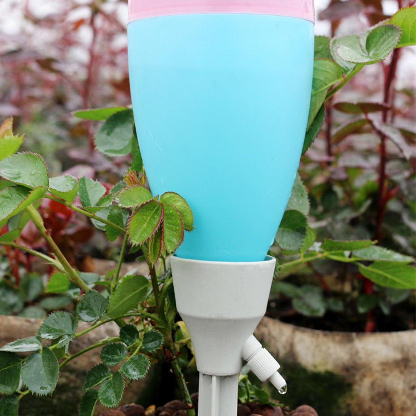 Automatic Plant Watering Spikes - 3 Pack Self-Watering Irrigation Dripper Devices