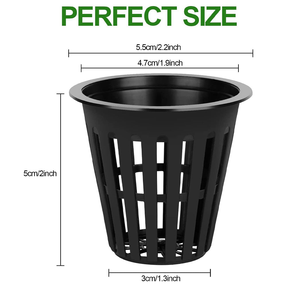 Hydroponic Plant Pots: Net Cups 2 Inch Plant Baskets for Water Planting