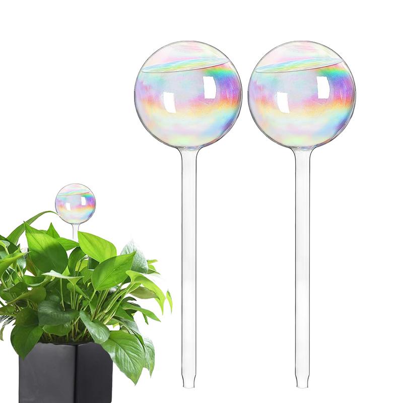 Plant Watering Globes - Rainbow Gradient Auto Bulbs