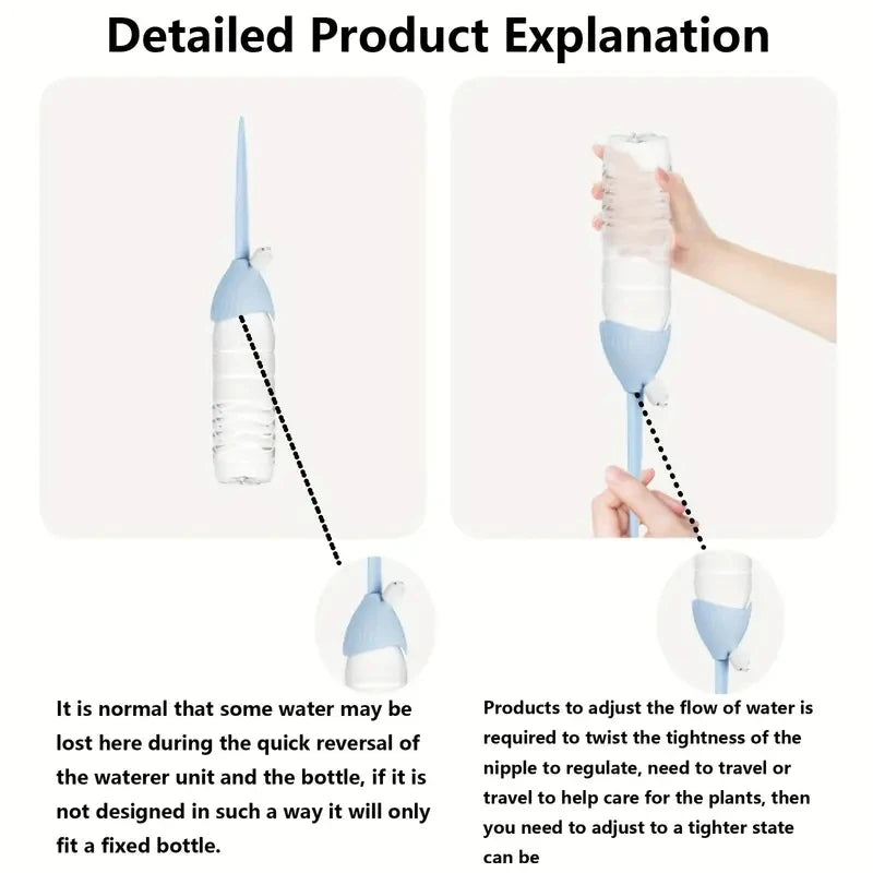 Automatic Watering Device Creative Plant Potting Gardening Adjustable Speed Dripping Device Lazy Home Automatic Water Infiltration