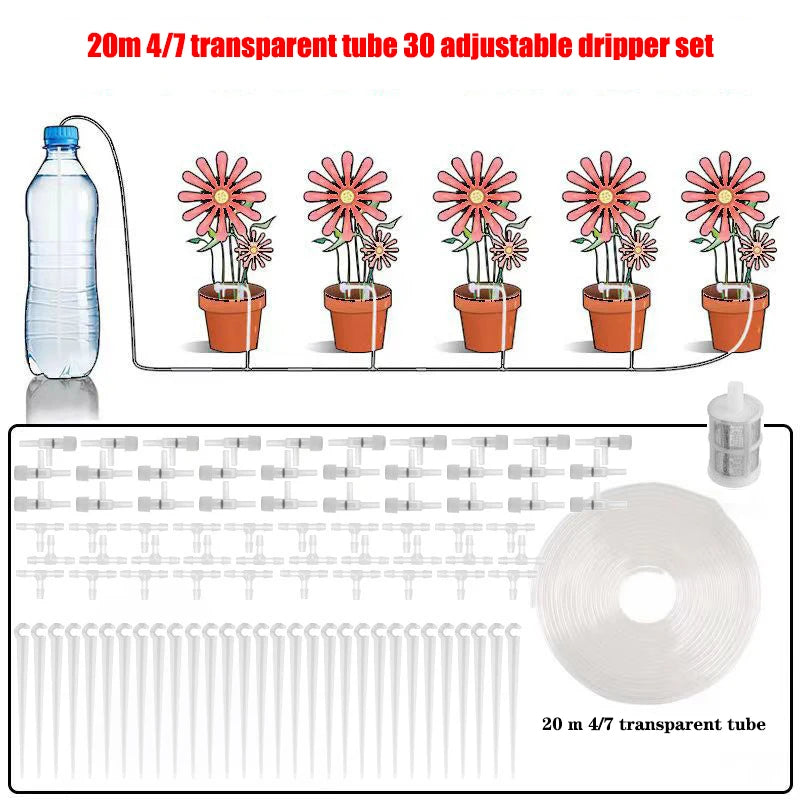 Garden Drip Irrigation Kit - Water-Saving Micro Dripper