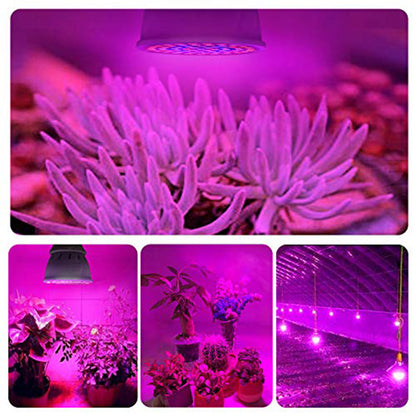 LED Grow Light Bulb E27 Full Spectrum 60/80LED Plant Lamp