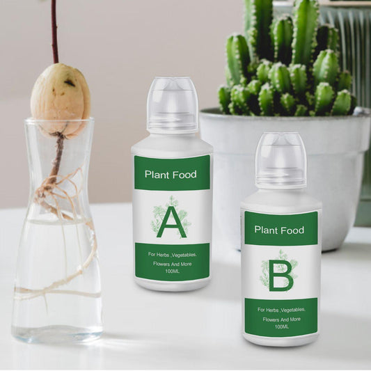 Plant Fertilizer: Hydroponic Nutrients Liquid Plant Food for Indoor Gardens