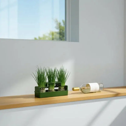 Hydroponic Scallion Growing Device EnergySaving Indoor Green Onion Growing Kit for Home and Office Decor