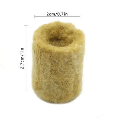 50PCS 27*20mm Size Hydroponic Seedling Block Hydroponic Substrate Garden Sponge Rock Wool Plug Seedling Medium Cultivation Plug