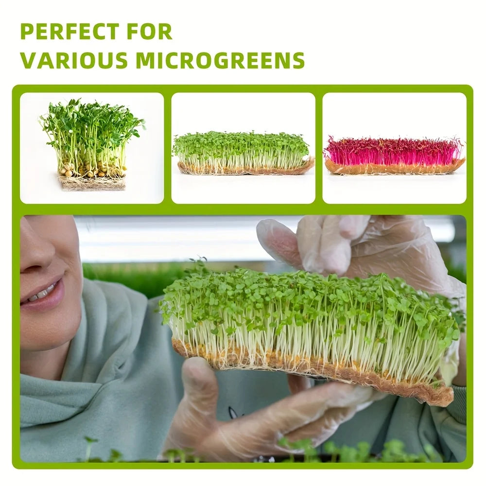5Pcs Felt Cloth Plant Propagation Pad For Agricultural & Horticultural Seeding Mat Jute Fiber Grow Mat Hydroponic Grow Pads