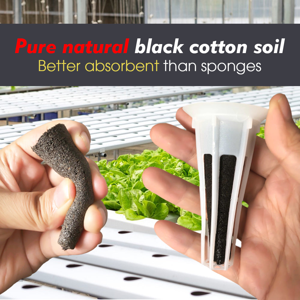 Seed Starter Hydroponic Growing Sponges for Seed Starters & Transplants