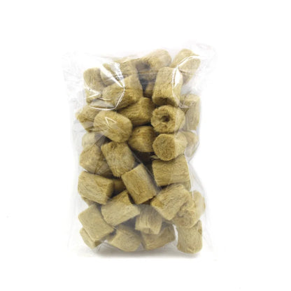 50PCS 27*20mm Size Hydroponic Seedling Block Hydroponic Substrate Garden Sponge Rock Wool Plug Seedling Medium Cultivation Plug