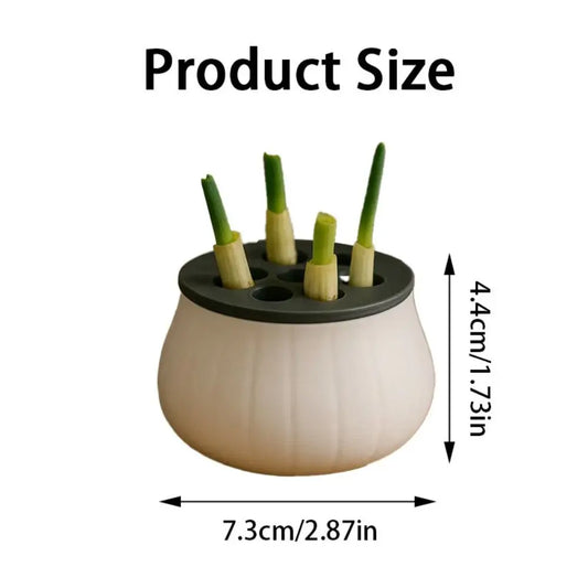 Space-Saving Design Green Onion Planter Easy Assembly Vertical Hydroponic Farming Container Multi-color Decorative