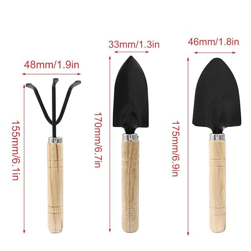 Gardening Tools: 3-Piece Stainless Steel Set