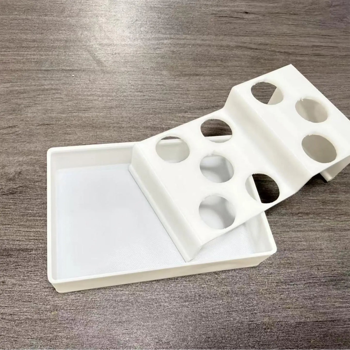 14X7.5X7cm Scallion Regrower Multi-Hole Reusable Leakproof Sprouting Container Hydroponic Planter For Spring Onion Vegetable