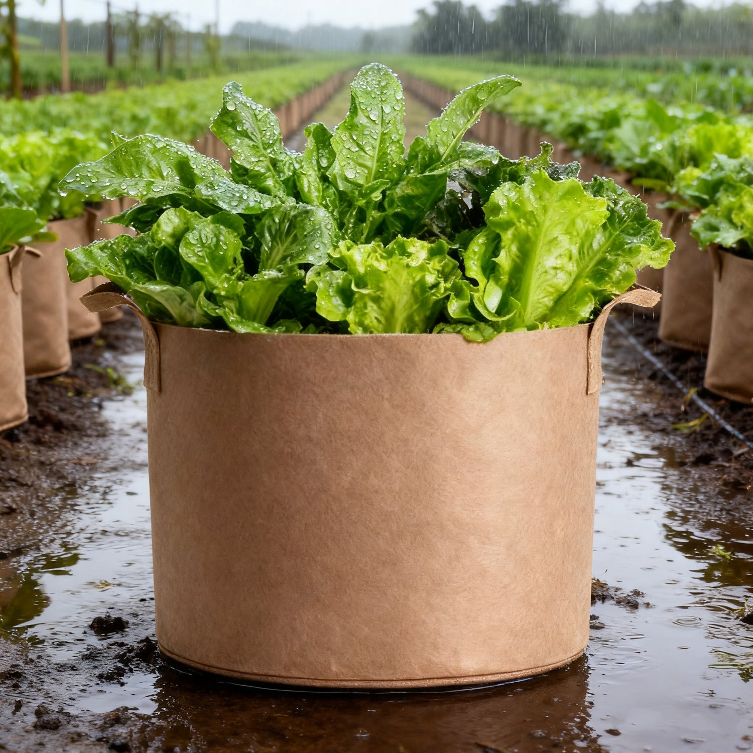 6/7/15 Gallon Grow Bags - Durable Fabric Planters with Handles