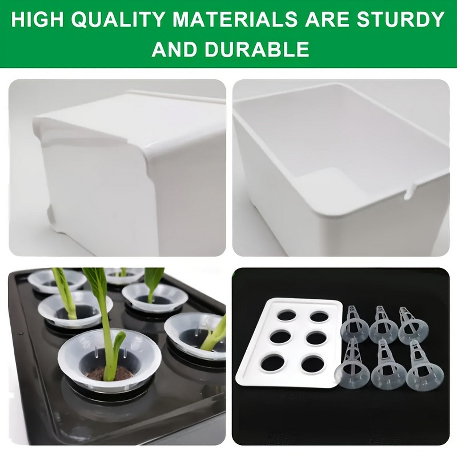 Gardening Nursery Pots: Indoor Hydroponics Grow Kit