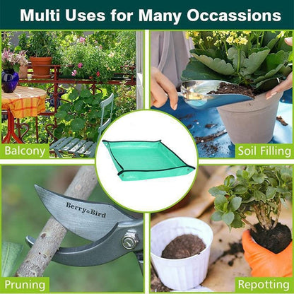 Garden Mat: Planting Mat 50cm-100cm Foldable Waterproof Potting Pad