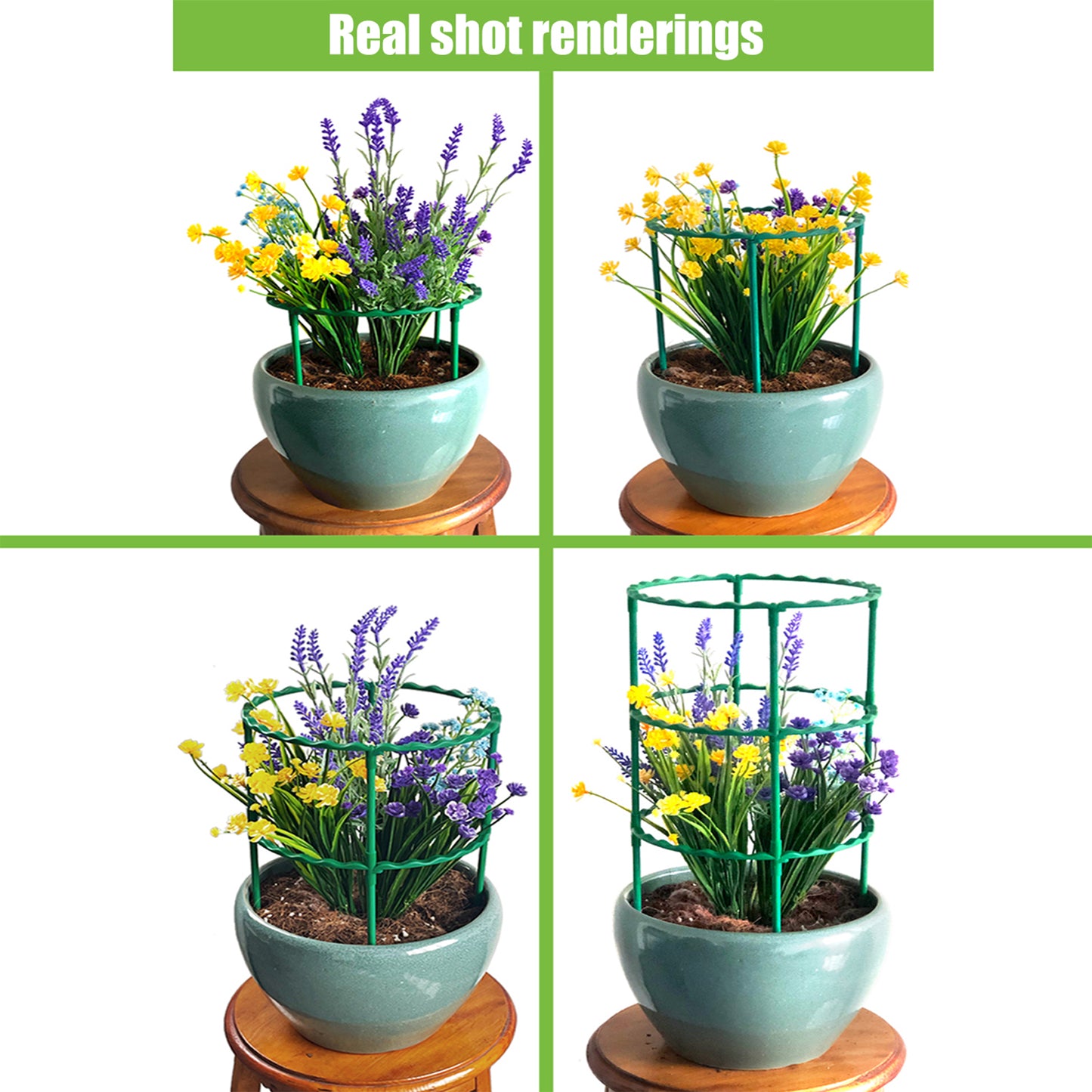 Plant Trellis: Plastic Vine Plant Bracket - 25/40/55/70/85cm Support Frame