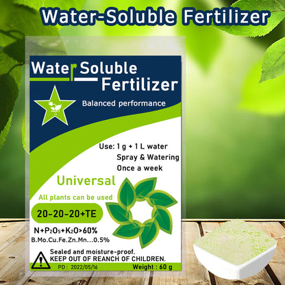 Plant Fertilizer - 60g Universal NPK Plant Food Fertilizer