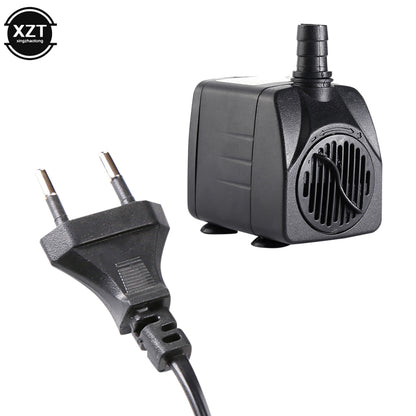 Submersible Water Pump 10W EU Plug with LED for Aquarium
