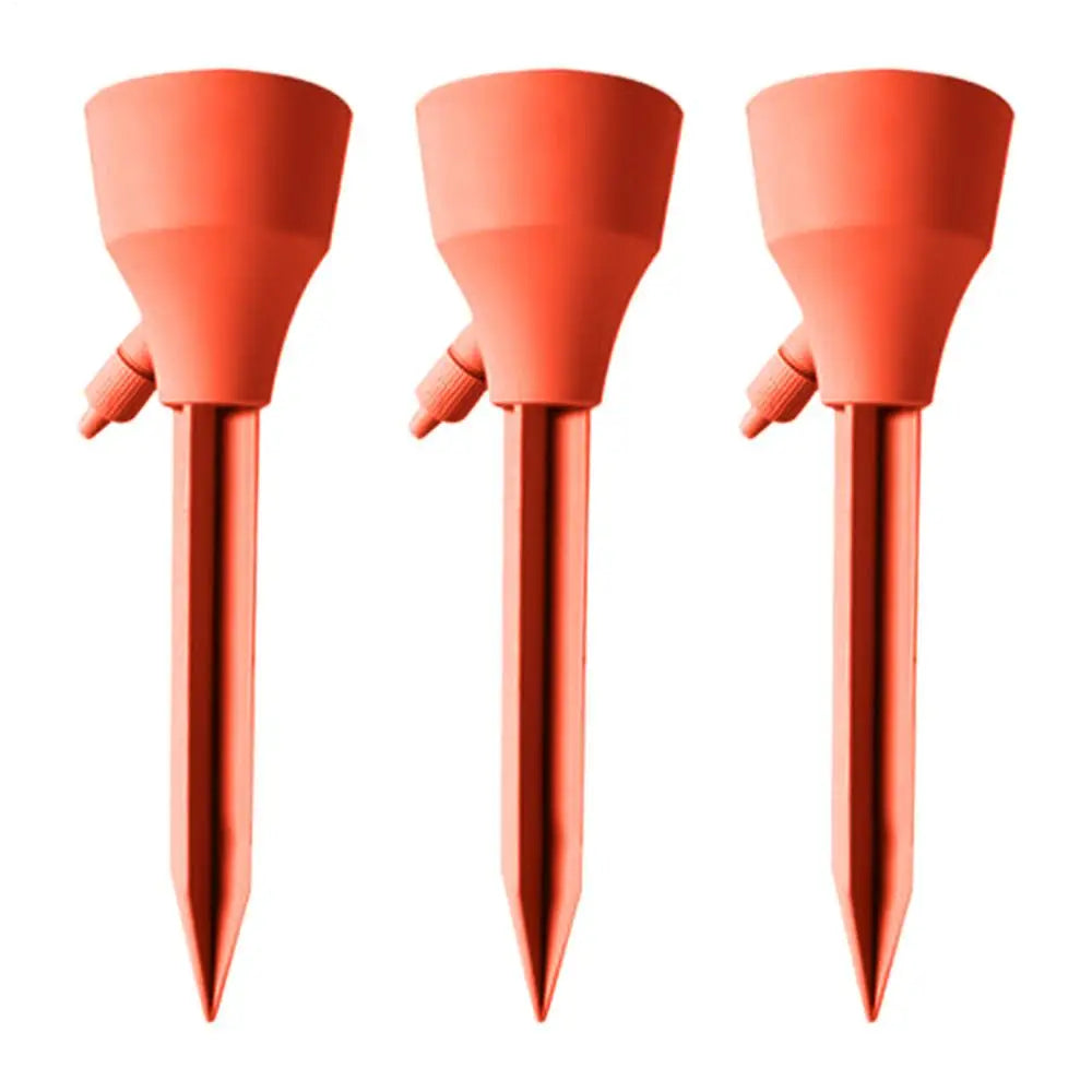 Automatic Plant Watering Spikes - 3 Pack Self-Watering Irrigation Dripper Devices