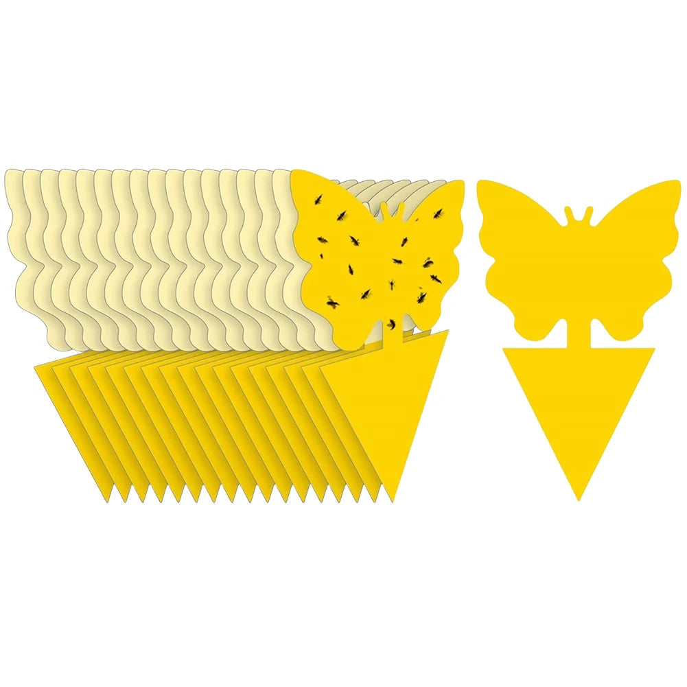 Plant Fly Traps: Insect Traps 20Pcs -  Non-Toxic Sticky Gnat Traps for Plants