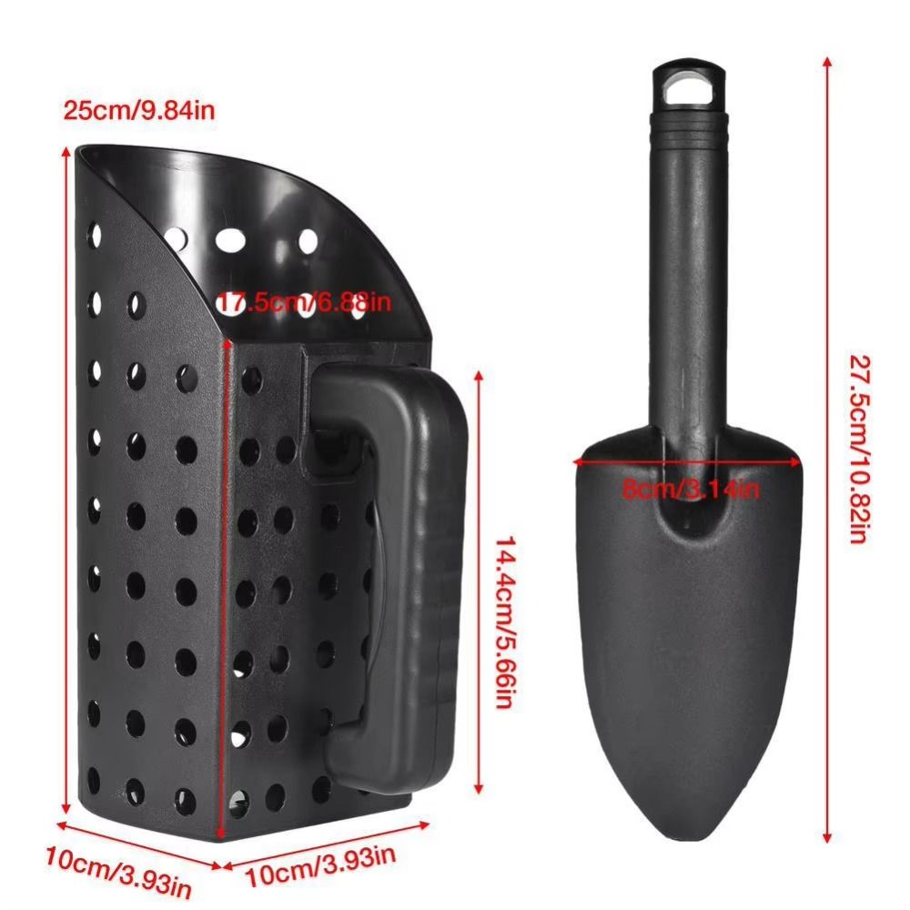 Shovel: Plastic Sand Scoop Set - Beach & Garden Shovel Sifters
