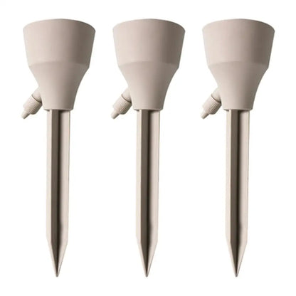 Automatic Plant Watering Spikes 3 pcs Self Watering Devices with Control Valve for Potted Plants Garden Patio Vacation Home Care