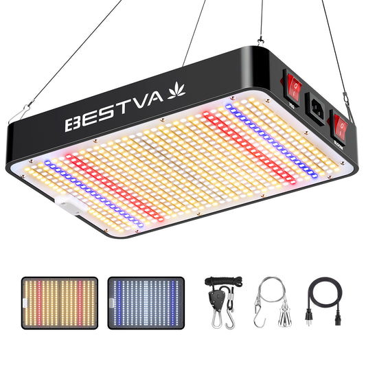 Full Spectrum Grow Light - BESTVA DC1000 for Indoor Plants