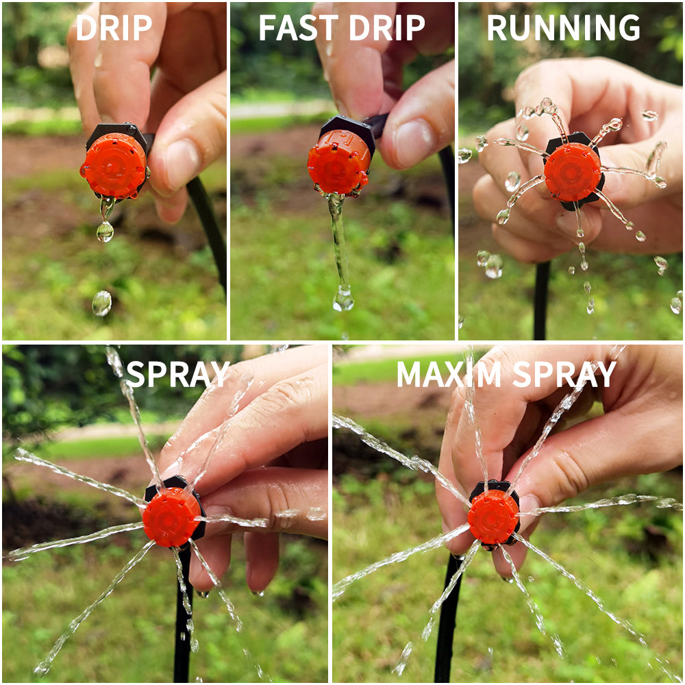 Greenhouse Irrigation Dripper System 10M-30M Automatic Watering