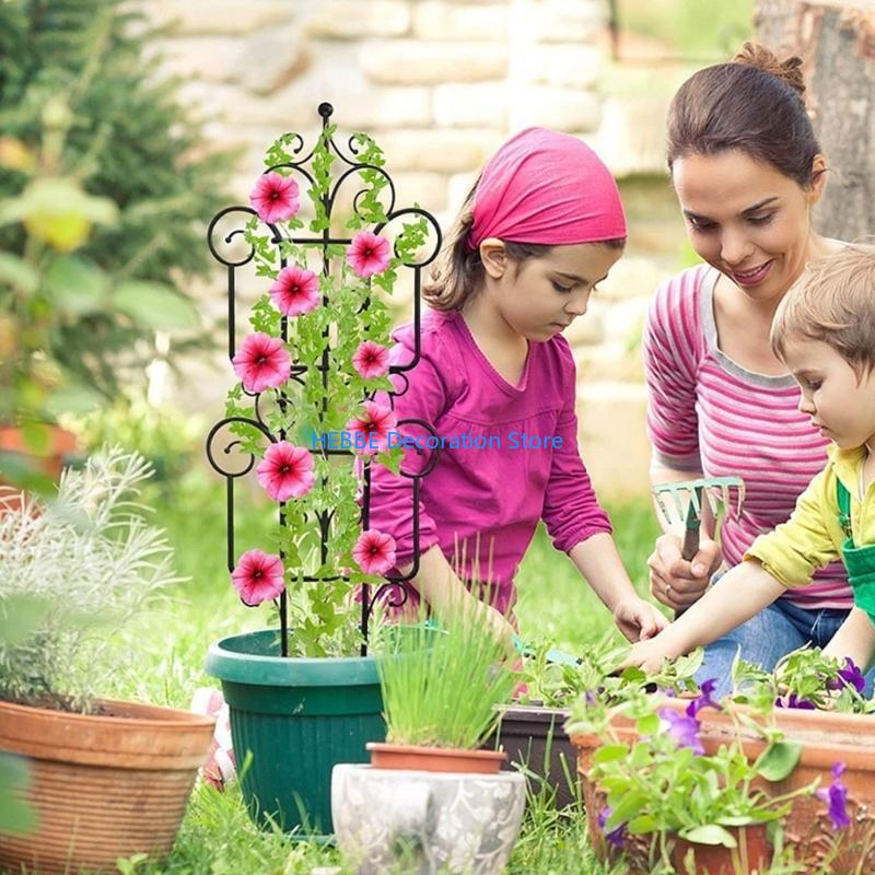 Plant Trellis - Durable Plastic Stake for Flowers