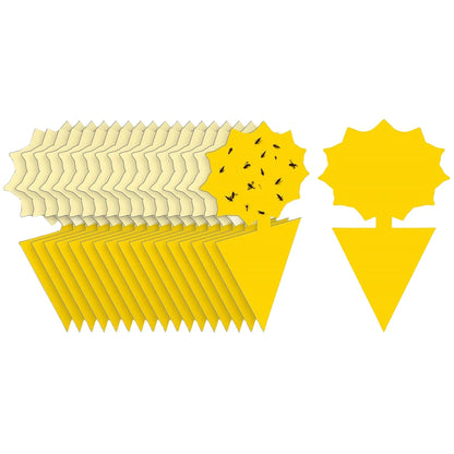 Plant Fly Traps: Insect Traps 20Pcs -  Non-Toxic Sticky Gnat Traps for Plants