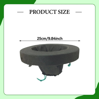 Pond Planter Basket Durable Nonwoven Fabric Flowerpot Floating Island for Outdoor Hydroponic Gardening