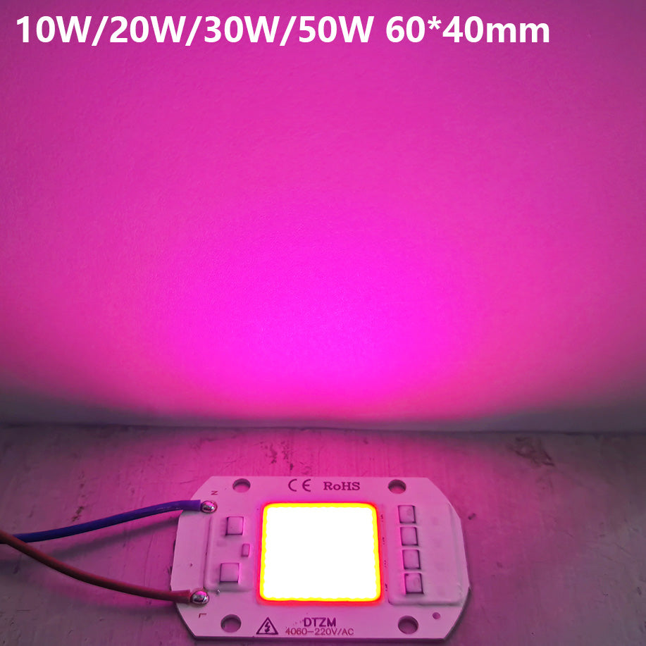 LED Grow Light Full Spectrum COB Chip - No Driver Needed