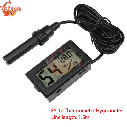 Mini LCD Hygrometer - Indoor Temp & Humidity Sensor