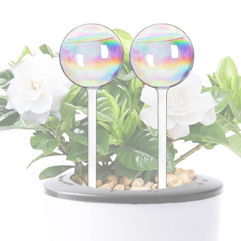 Plant Watering Globes - Rainbow Gradient Auto Bulbs