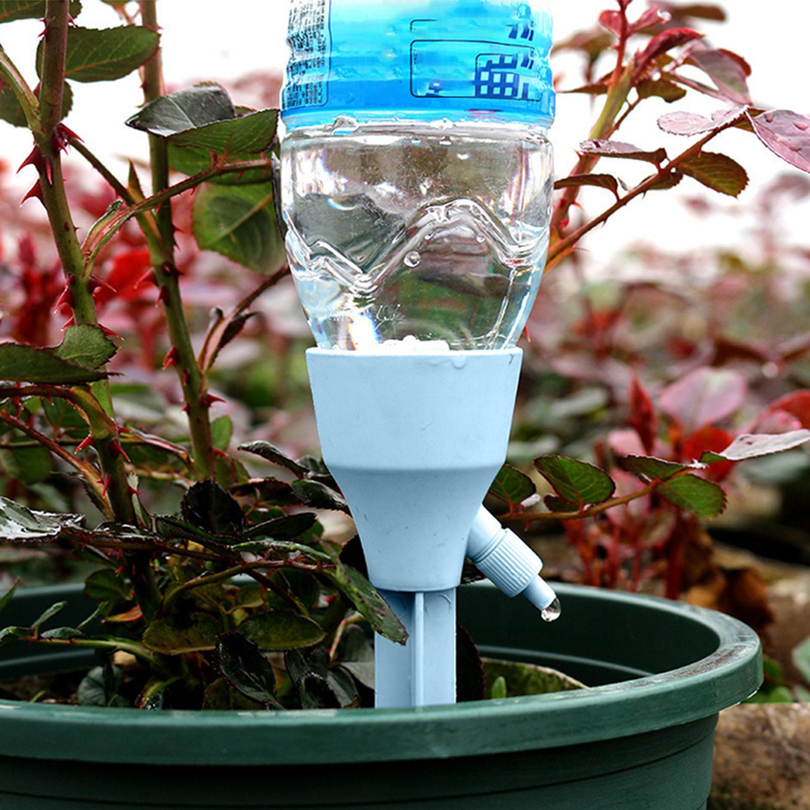 self watering plant devices Automatic Plant Watering Spikes - 3 Pack Self-Watering Irrigation Dripper Devices