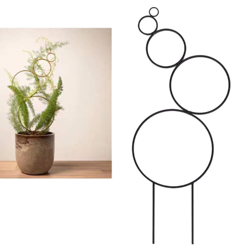 Plant Trellis: Round Garden Trellis 14” - Climbing Vine Plant Support