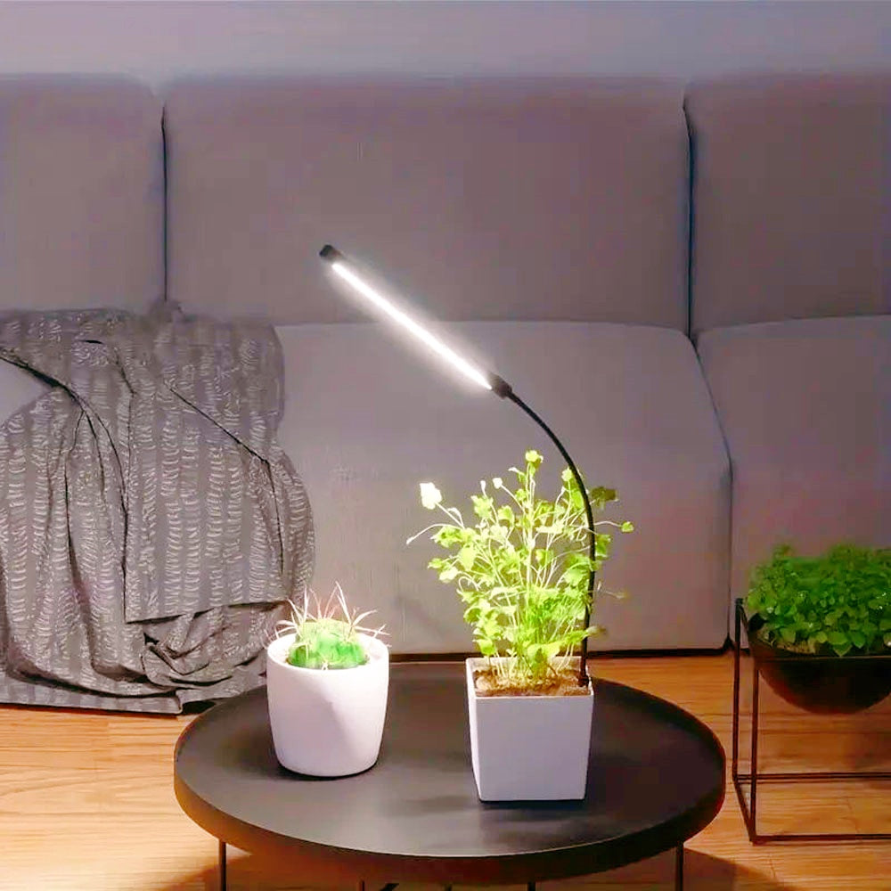 Full-Spectrum Grow Bulb Plant Lamp with USB Timer for Indoor Greening