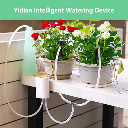 2 Head Automatic Watering Pump Controller Garden Gadget Drip Irrigation Device Pump Timer System Flower Plant Home Sprinkler