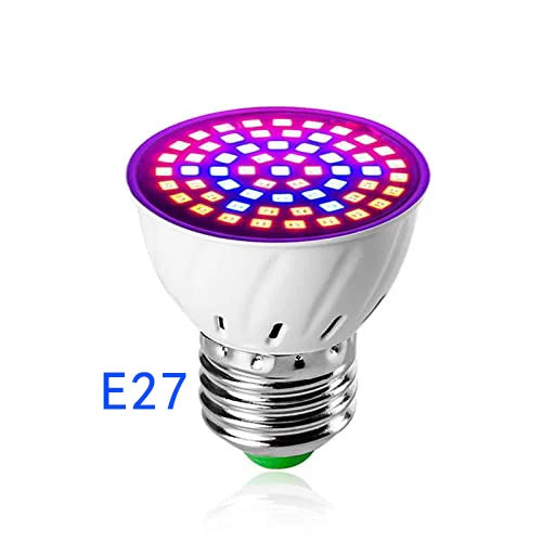LED Grow Light Bulb E27 Full Spectrum 60/80LED Plant Lamp