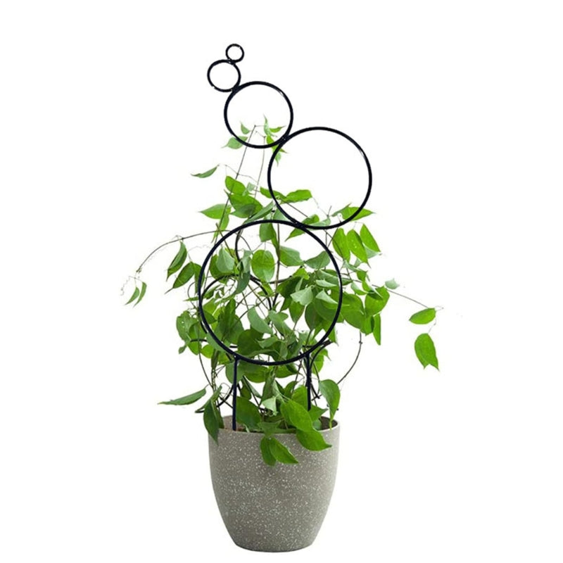 Plant Trellis: Round Garden Trellis 14” - Climbing Vine Plant Support
