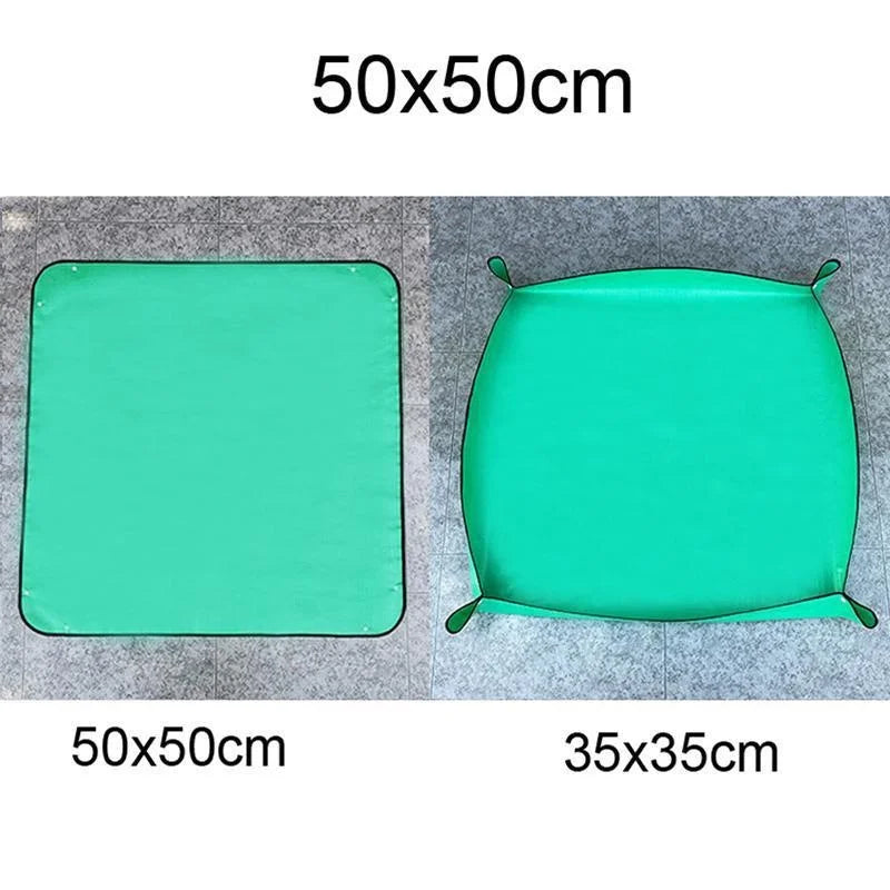 Garden Mat: Planting Mat 50cm-100cm Foldable Waterproof Potting Pad