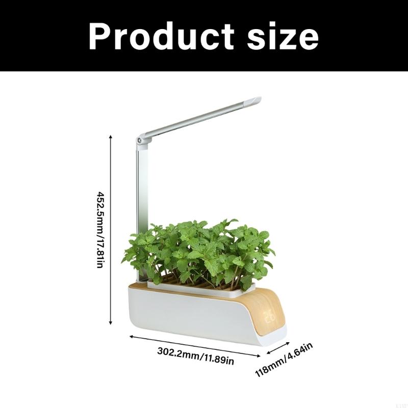 Hydroponic Plant System with Full Spectrum LED Lights