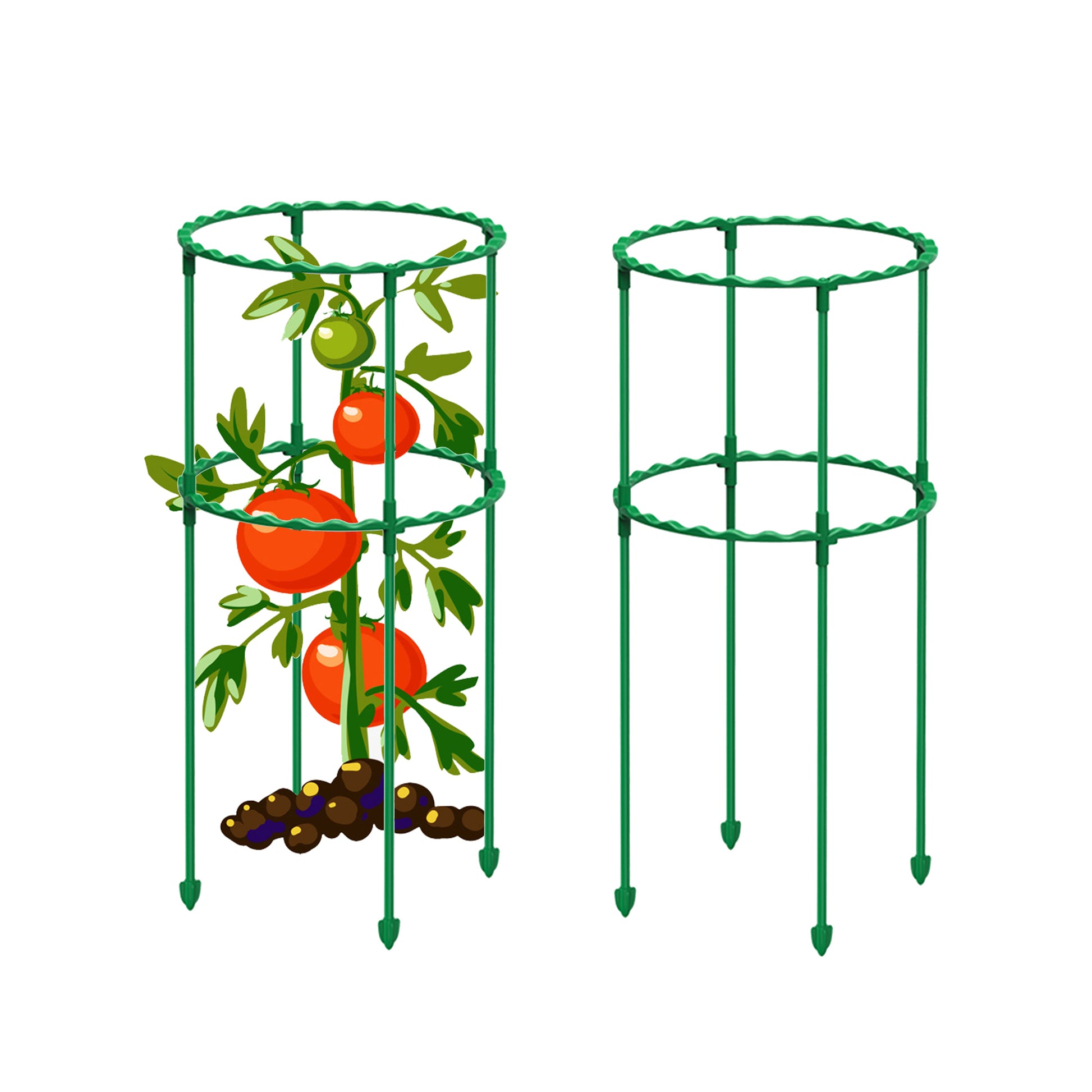 Plant Trellis: Plastic Vine Plant Bracket - 25/40/55/70/85cm Support Frame