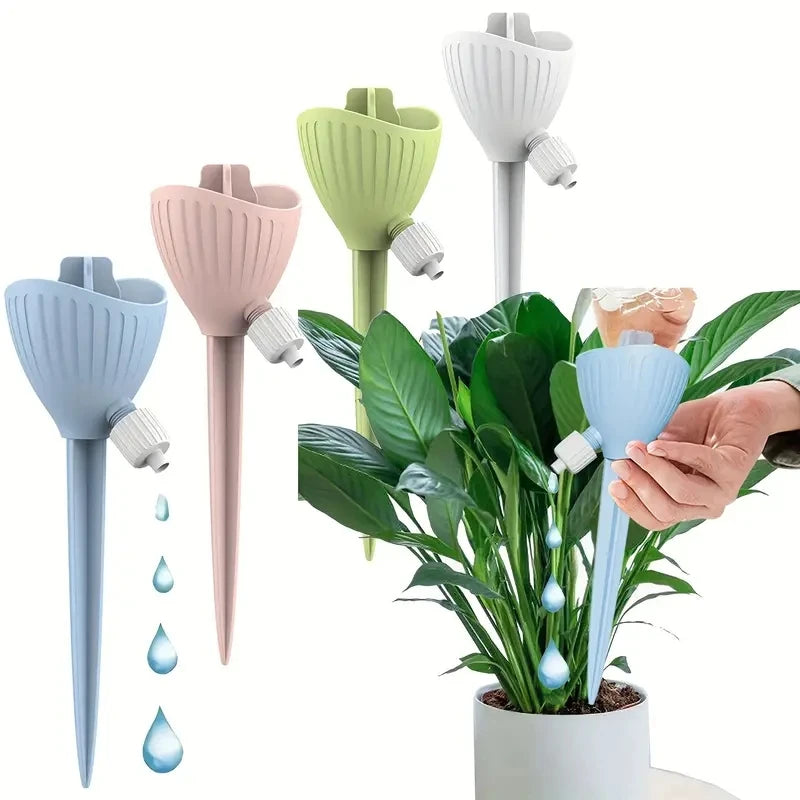 Automatic Watering Device Creative Plant Potting Gardening Adjustable Speed Dripping Device Lazy Home Automatic Water Infiltration