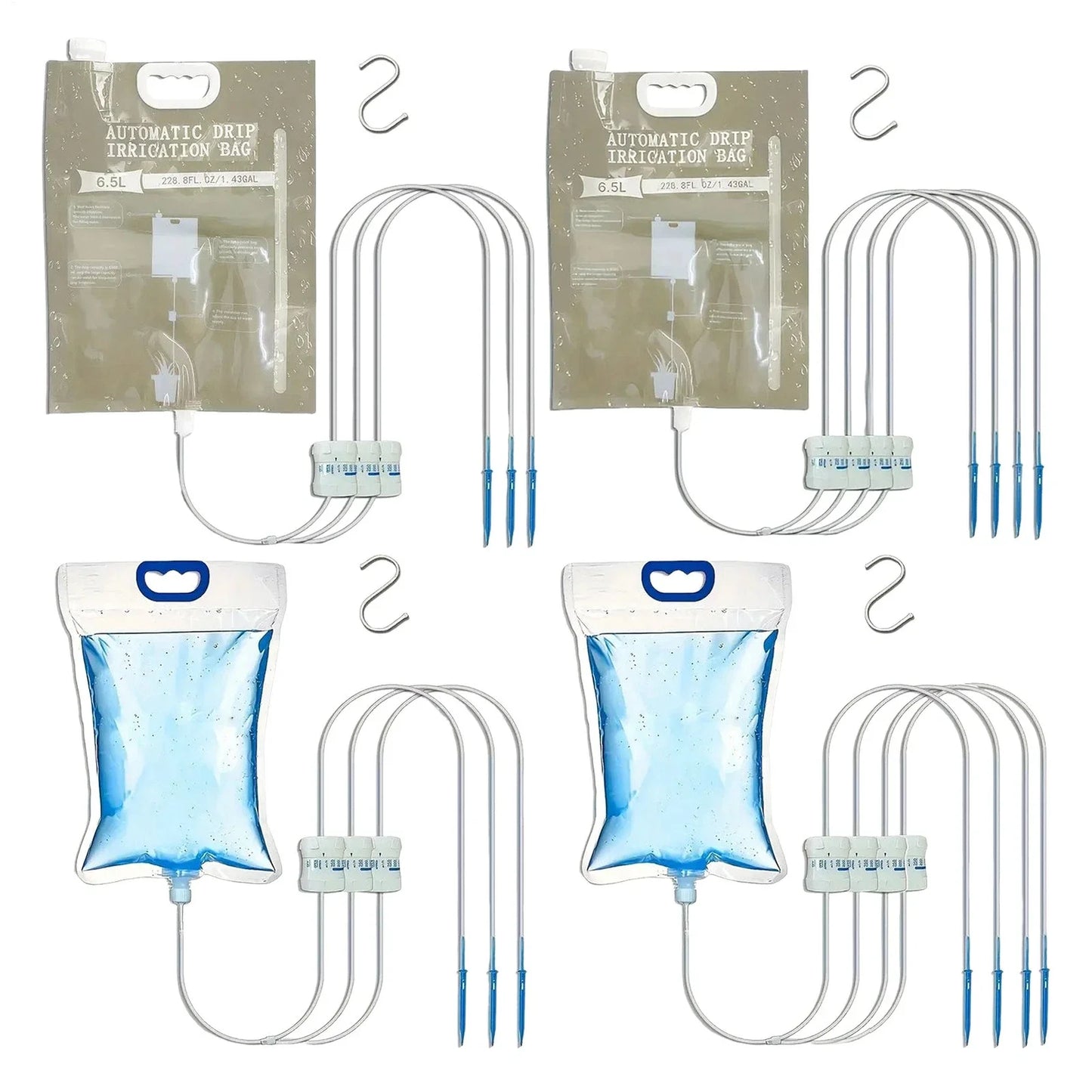 1pc 5.2L/6.5L Automatic Watering Device Plant Watering Bag Control Of Water Dripping Flow Water Bag Lazy Travel Dripper
