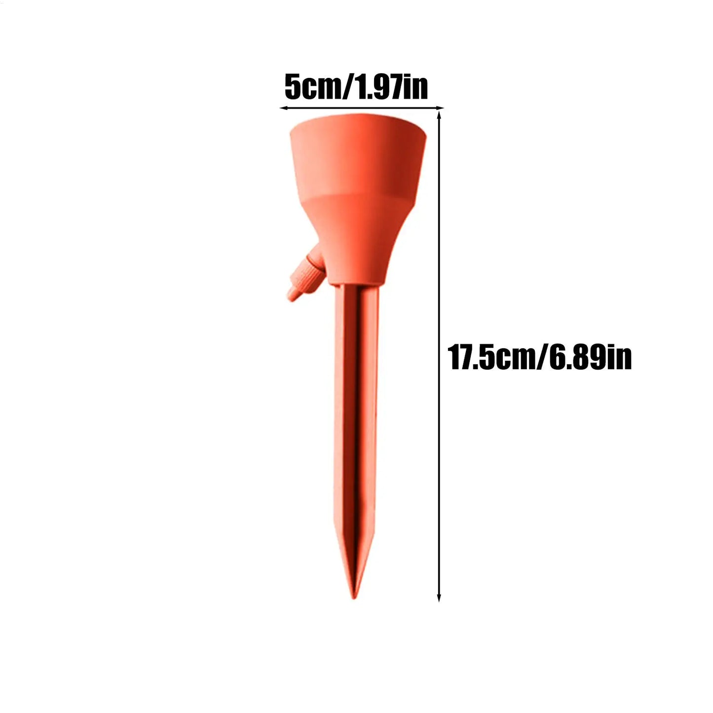 Automatic Plant Watering Spikes 3 pcs Self Watering Devices with Control Valve for Potted Plants Garden Patio Vacation Home Care